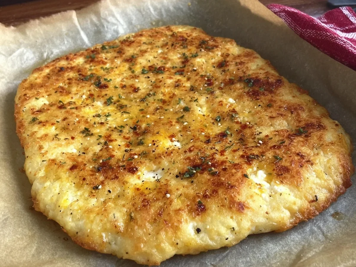 2-Ingredient High-Protein Cottage Cheese Flatbread - Image 2