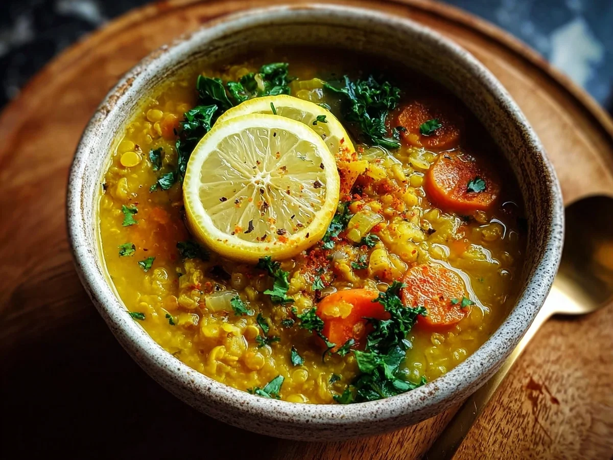 Anti-Inflammatory Golden Lemon Lentil Soup - Image 2