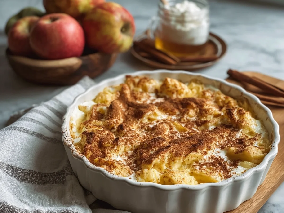 Apple Cinnamon Cottage Cheese Bake - Image 1