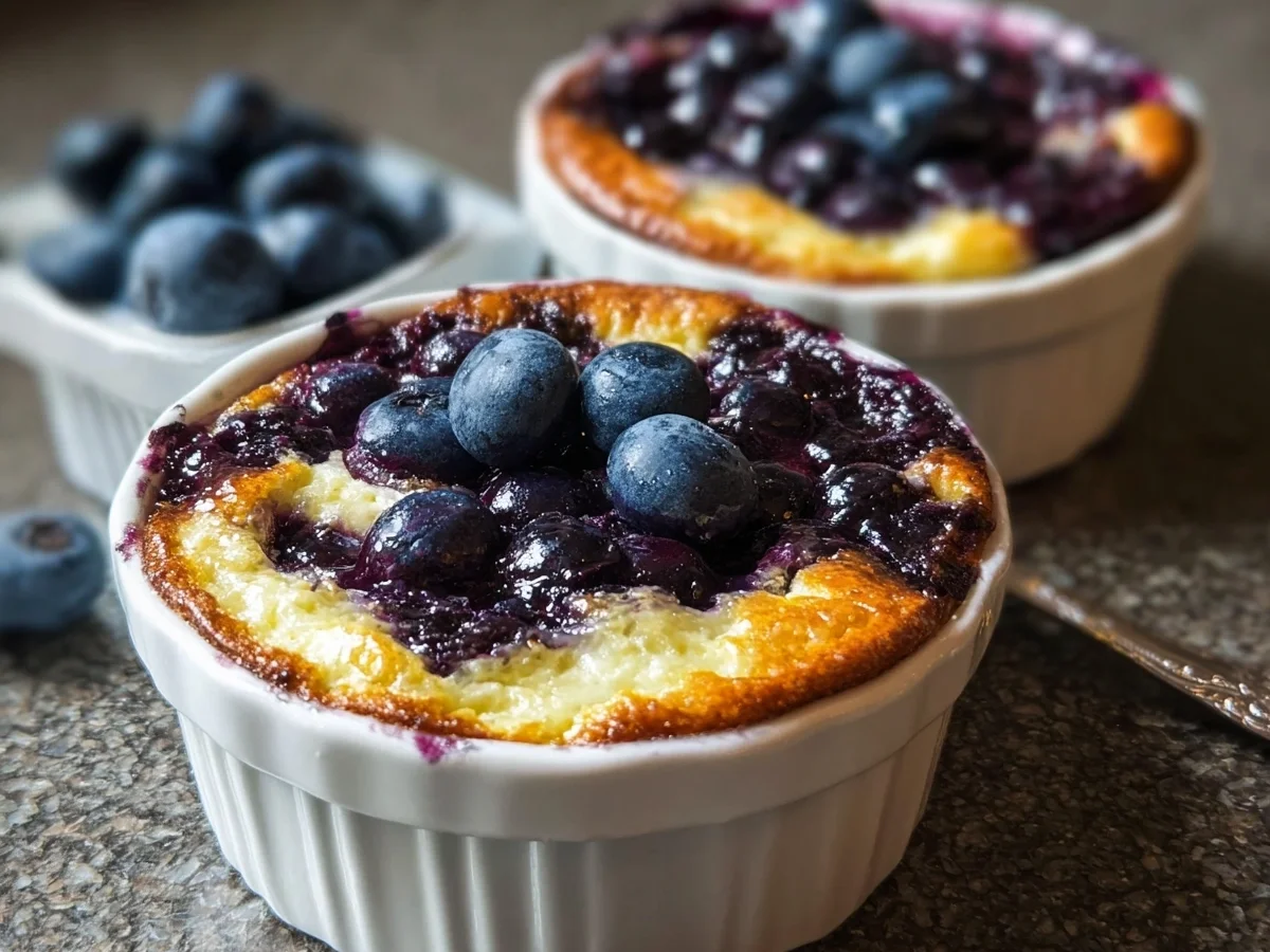 Baked Blueberry Cottage Cheese Bowl: High Protein Treat - Image 1