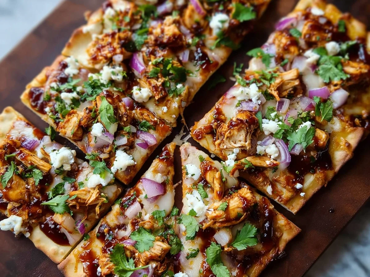 BBQ Chicken Flatbread: Quick, High Protein Dinner - Image 1
