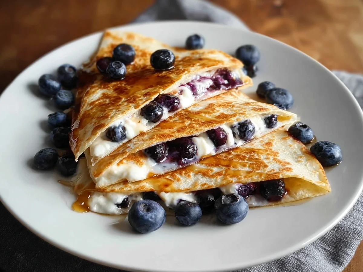 Blueberry Breakfast Quesadilla: Quick & Easy - Image 1