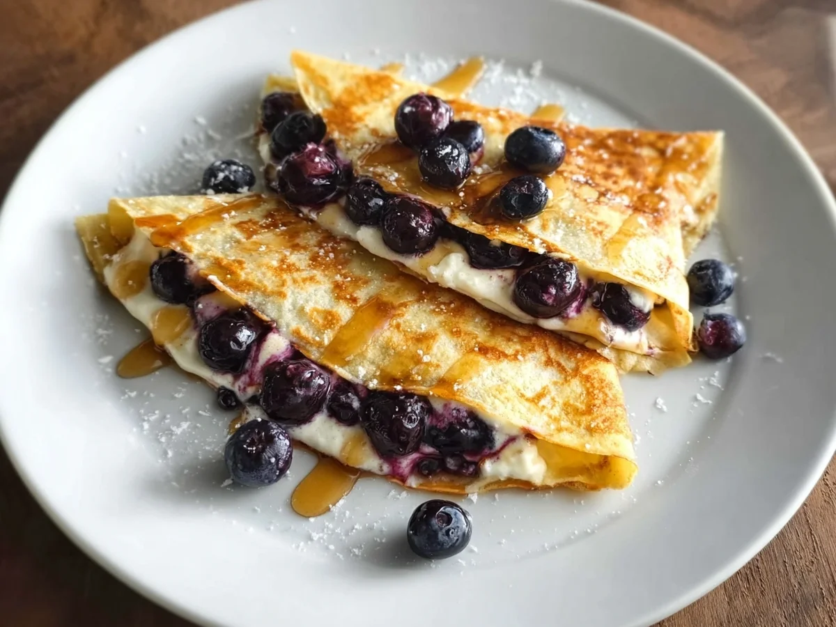 Blueberry Breakfast Quesadilla: Quick & Easy - Image 2