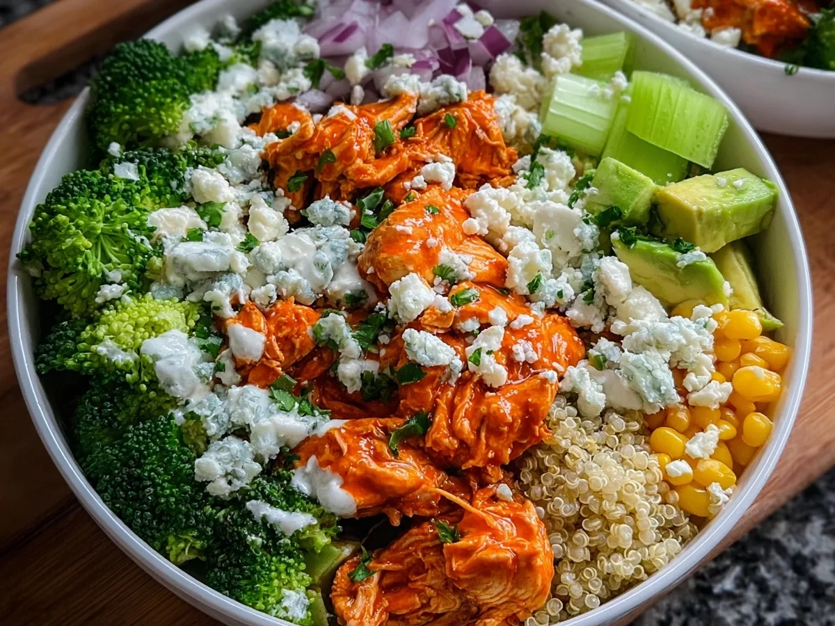 Buffalo Chicken Bowls: High Protein Meal Prep - Image 1