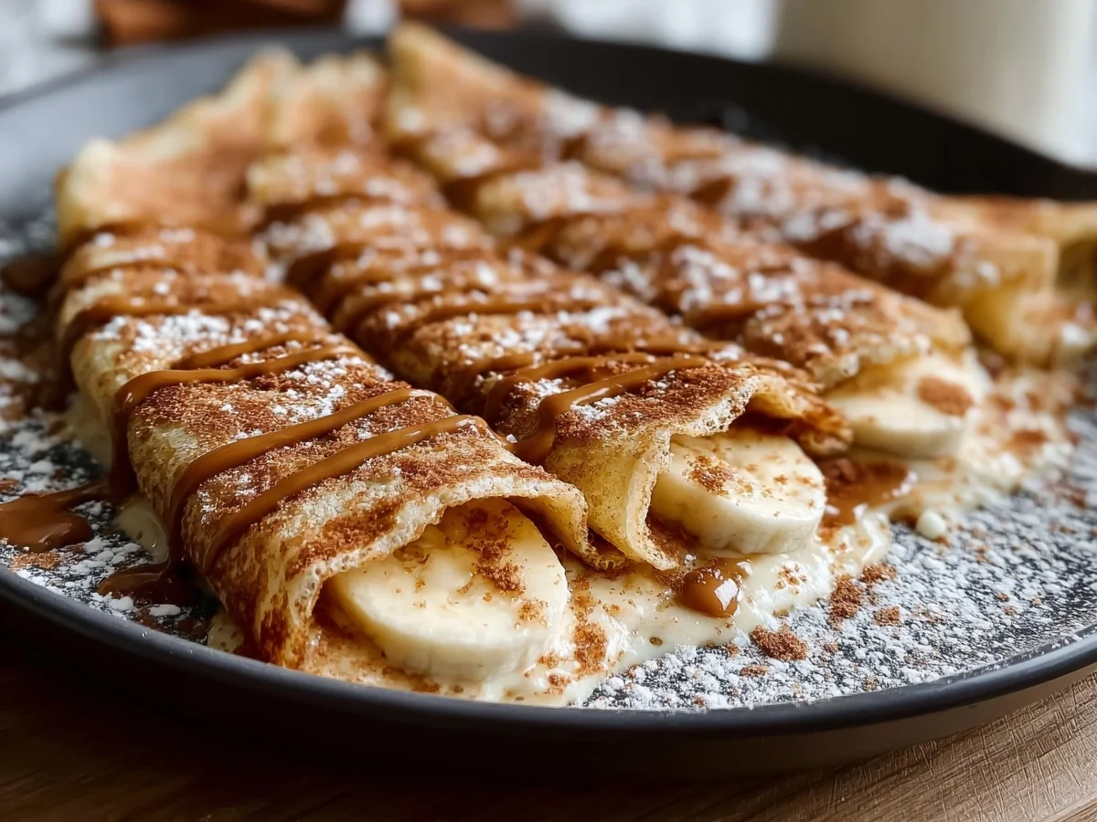 Cinnamon Roll Protein Crepes: 40g Protein (No Powder) - Image 1