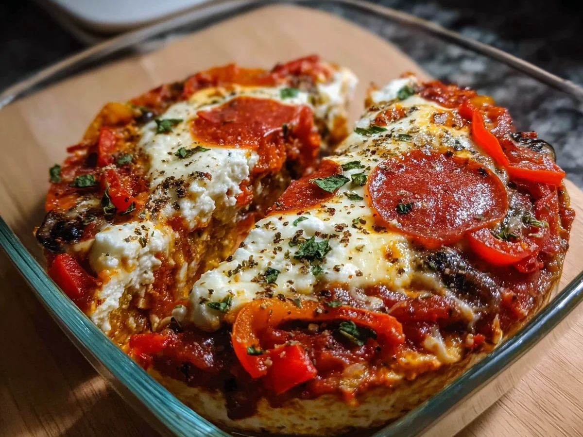 Cottage Cheese Pizza Bowl: High-Protein & Quick Meal - Image 1