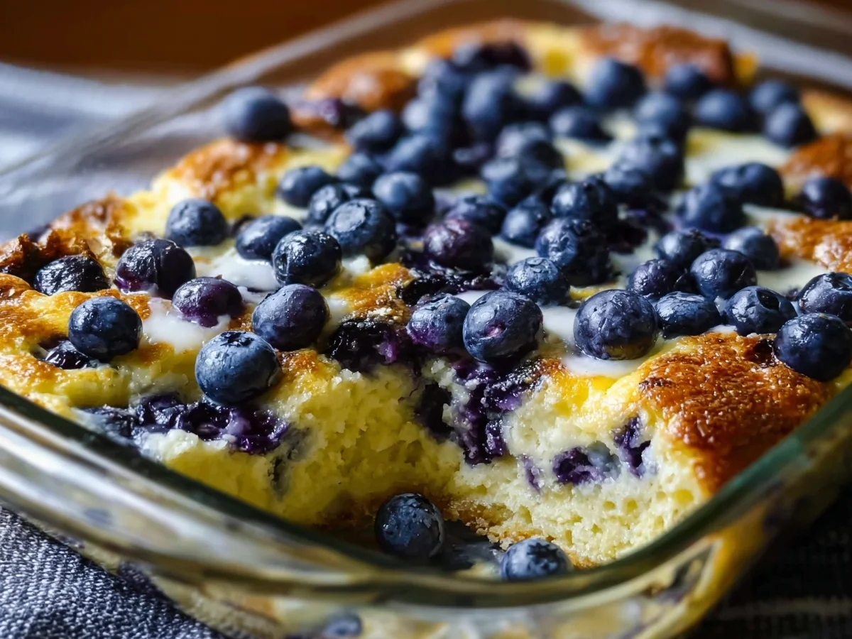Creamy Blueberry Cottage Cheese Breakfast Bake - Image 2