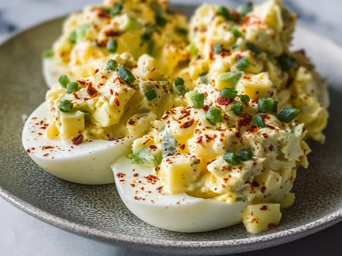 Creamy Keto Deviled Egg Salad: High Protein Meal Prep - Image 1