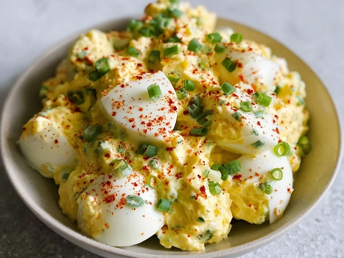 Creamy Keto Deviled Egg Salad: High Protein Meal Prep - Image 2
