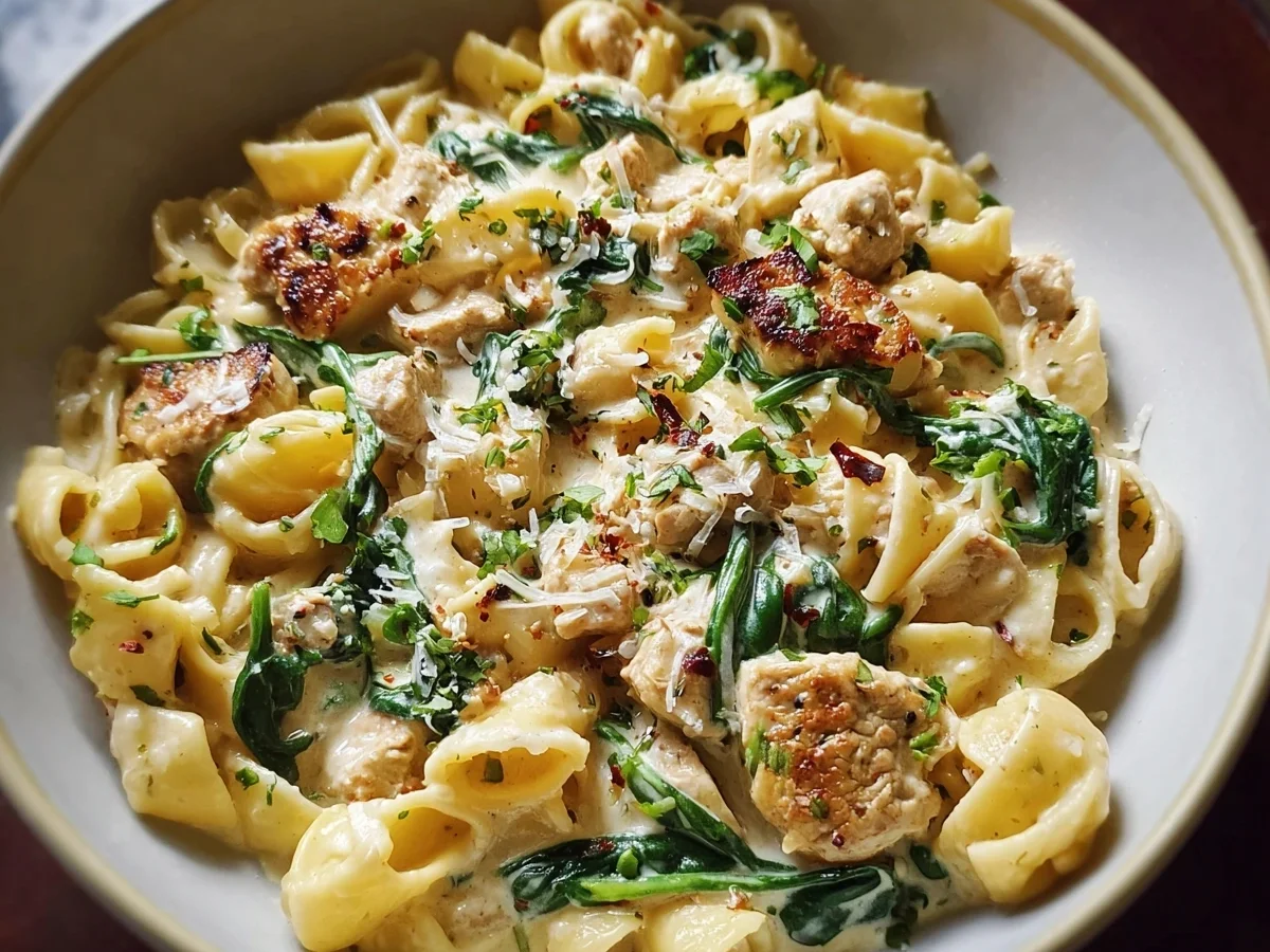 Creamy Protein Pasta Bowl: 30g Protein in 15 Mins - Image 1