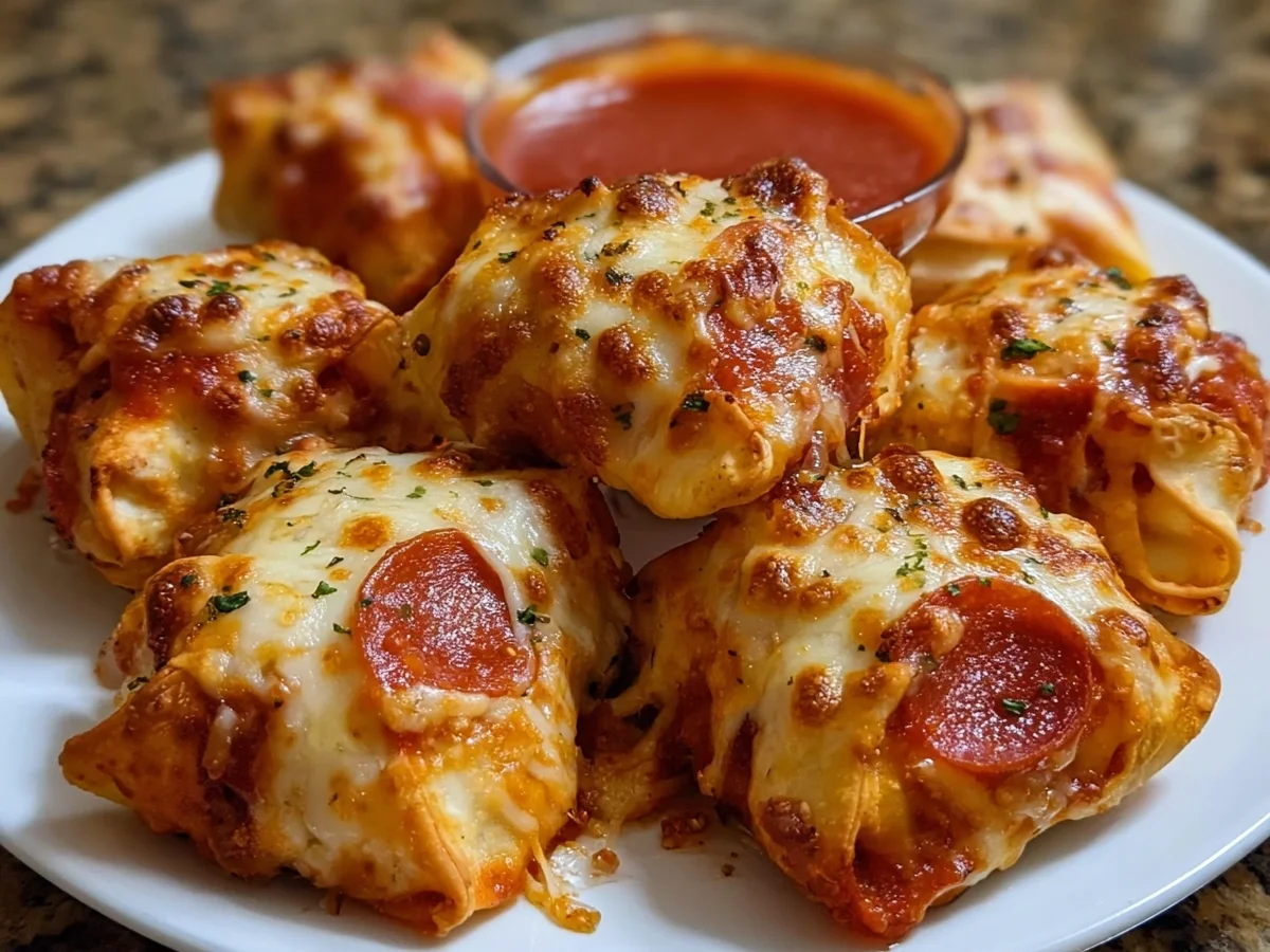 Crispy Air Fryer Pizza Rolls: Protein Packed Snack - Image 1