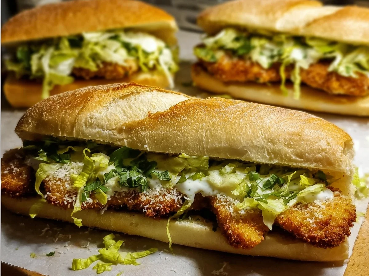 Crispy Chicken Caesar Sandwiches in 30 Mins - Image 1