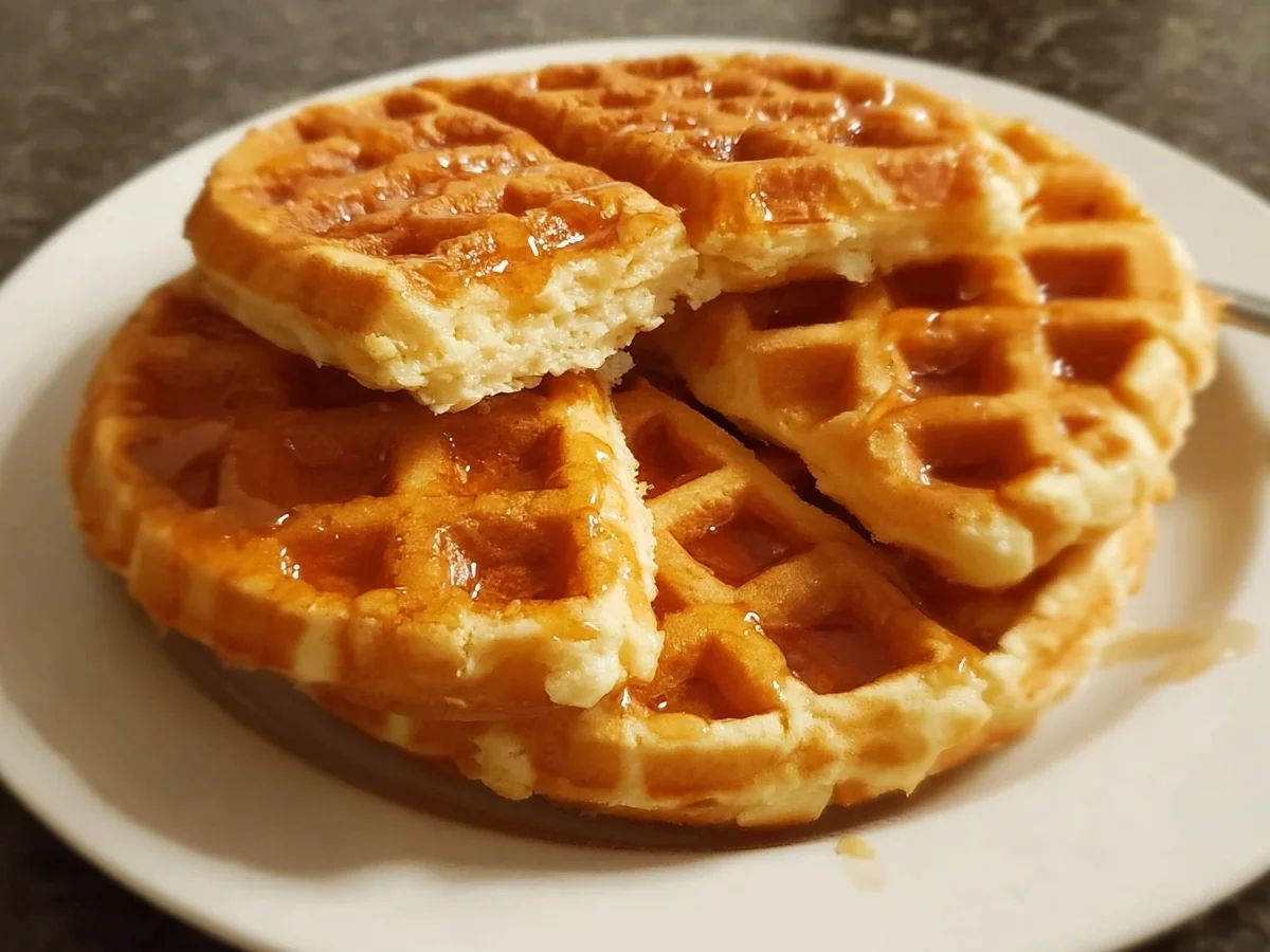 Crispy Protein Powder Waffles: High Protein Breakfast - Image 2