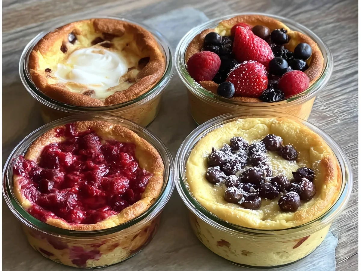 Fluffy Baked Protein Pancake Bowls for Meal Prep Breakfast - Image 2
