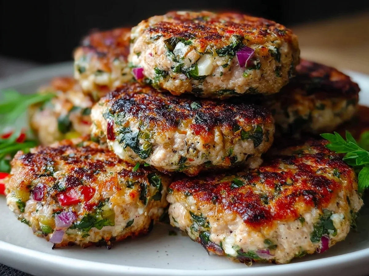 Greek Chicken Burgers: Flavorful & Meal Prep Friendly - Image 2