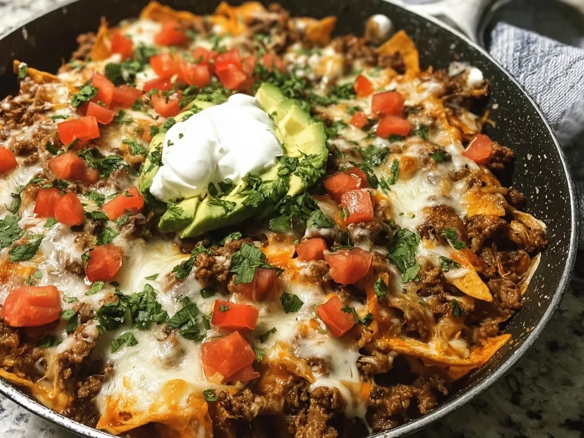 Ground Beef Enchilada Skillet: Easy One-Pan Dinner - Image 1