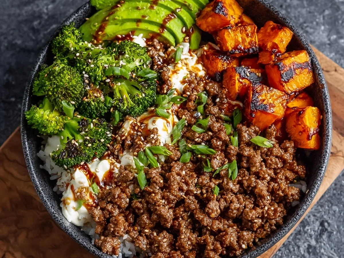 Ground Beef Hot Honey Bowl: High-Protein Meal Prep - Image 2