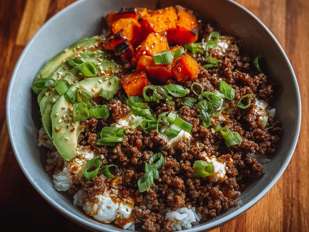 Ground Beef Hot Honey Bowl: Sweet, Spicy & Savory - Image 2