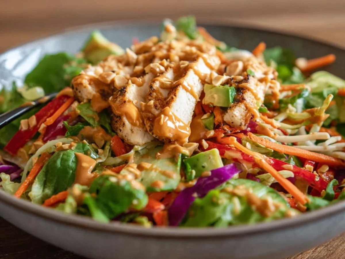 Healthy Bang Bang Chicken Salad: 30-Min Meal Prep - Image 1