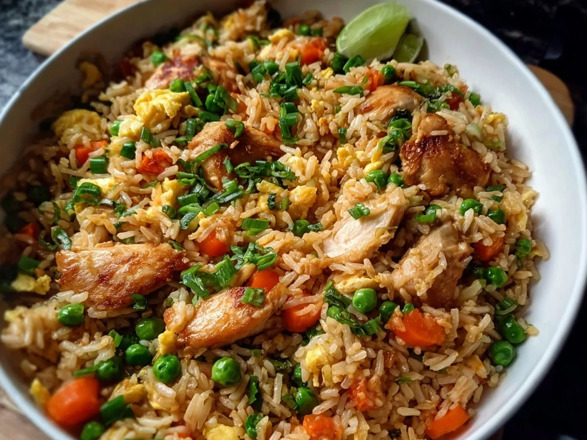 Healthy Chicken Fried Rice: Quick High-Protein Meal Prep - Image 1