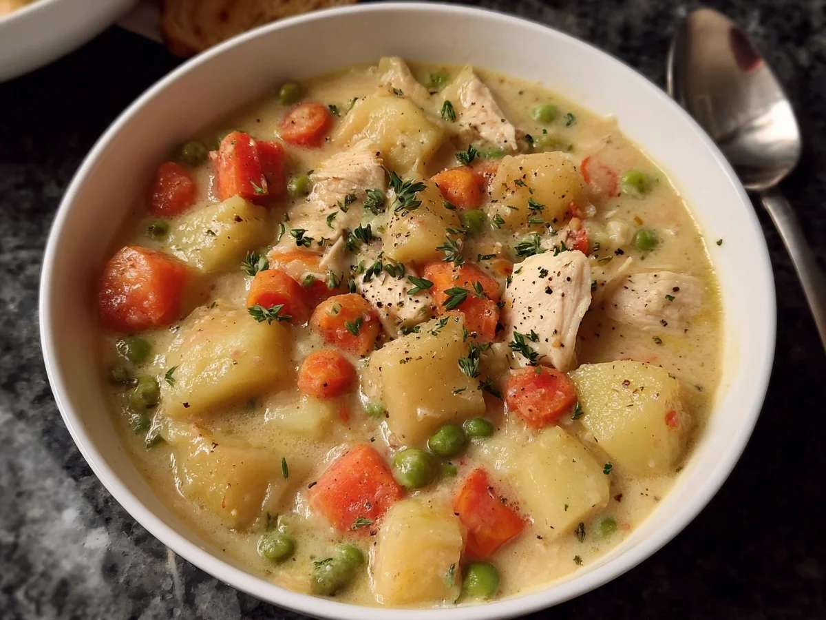 Healthy Chicken Pot Pie Soup: Protein-Packed & Easy - Image 2
