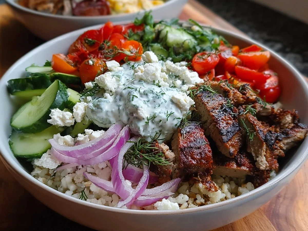 Healthy Mediterranean Gyro Bowls | Quick Greek Dinner - Image 2