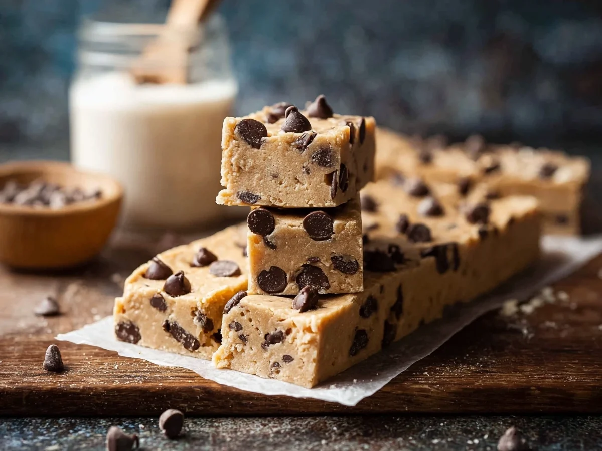 Healthy No-Bake Cookie Dough Protein Bars - Image 2