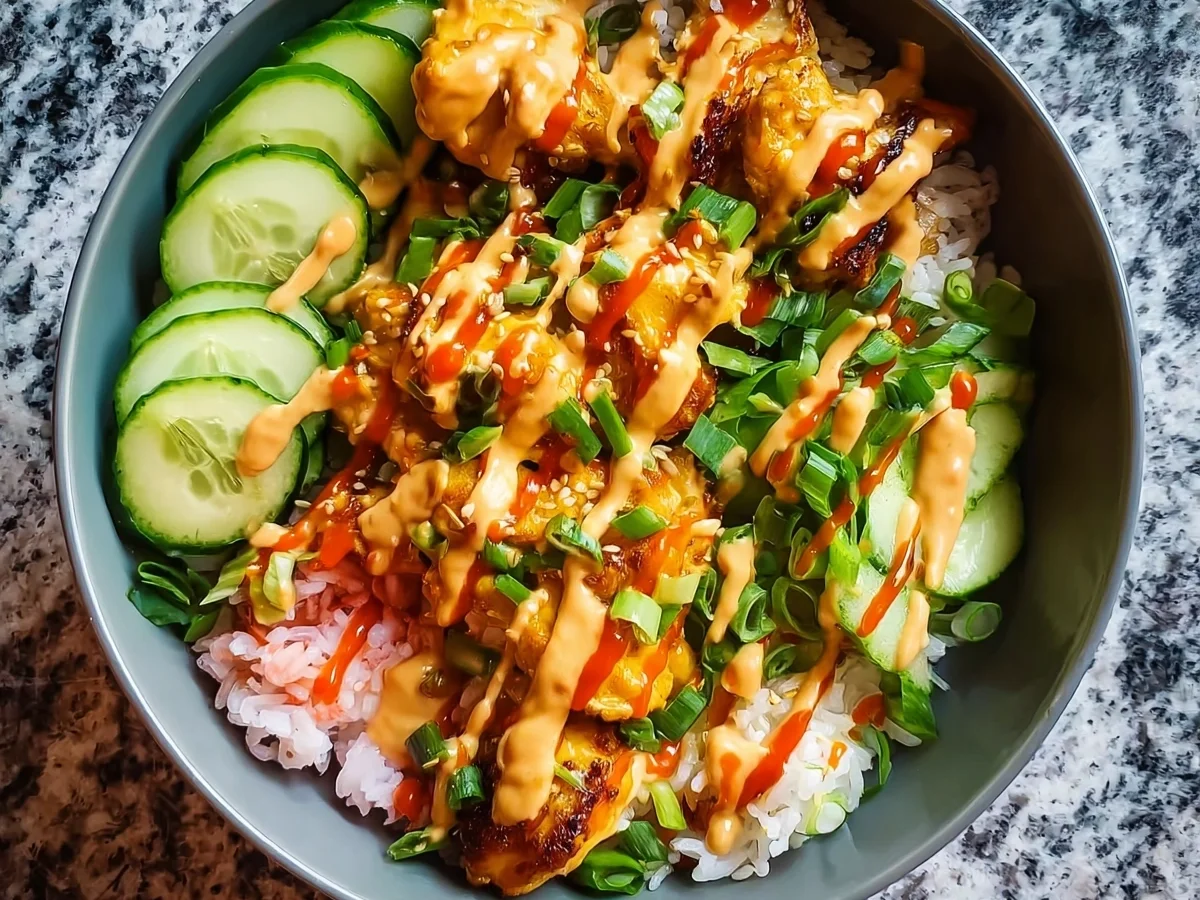 High-Protein Bang Bang Chicken Bowl - Image 1