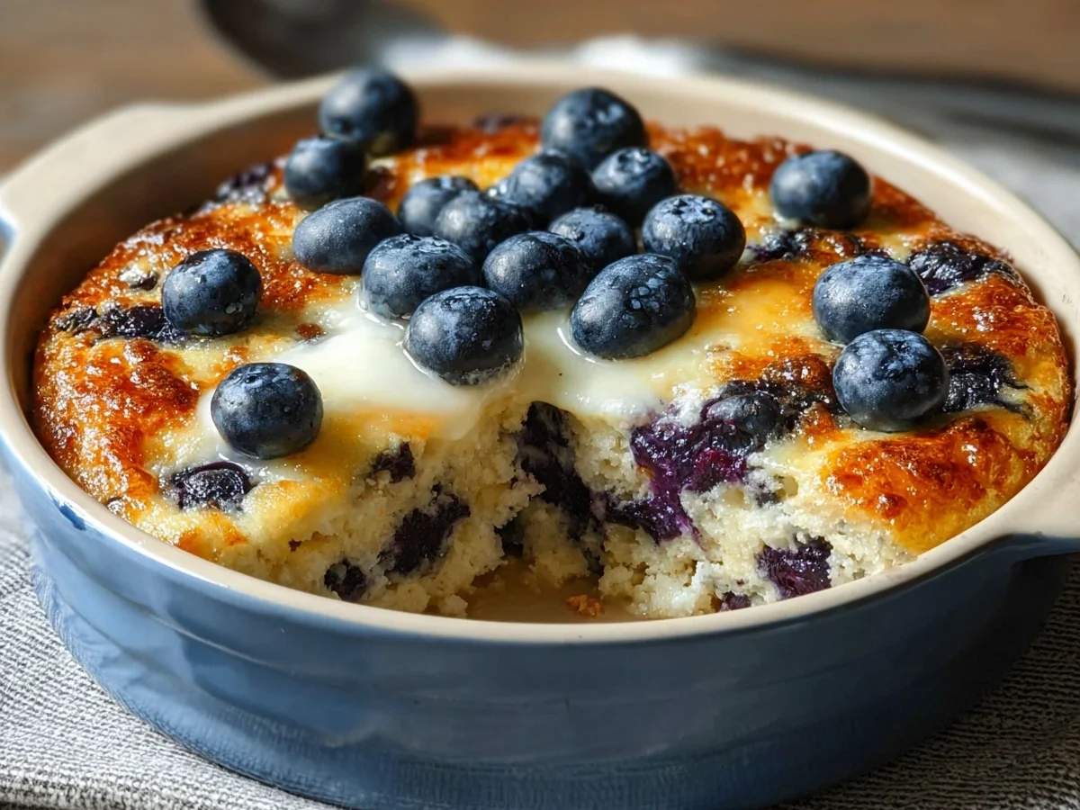 High Protein Blueberry Cottage Cheese Breakfast Bake - Image 2