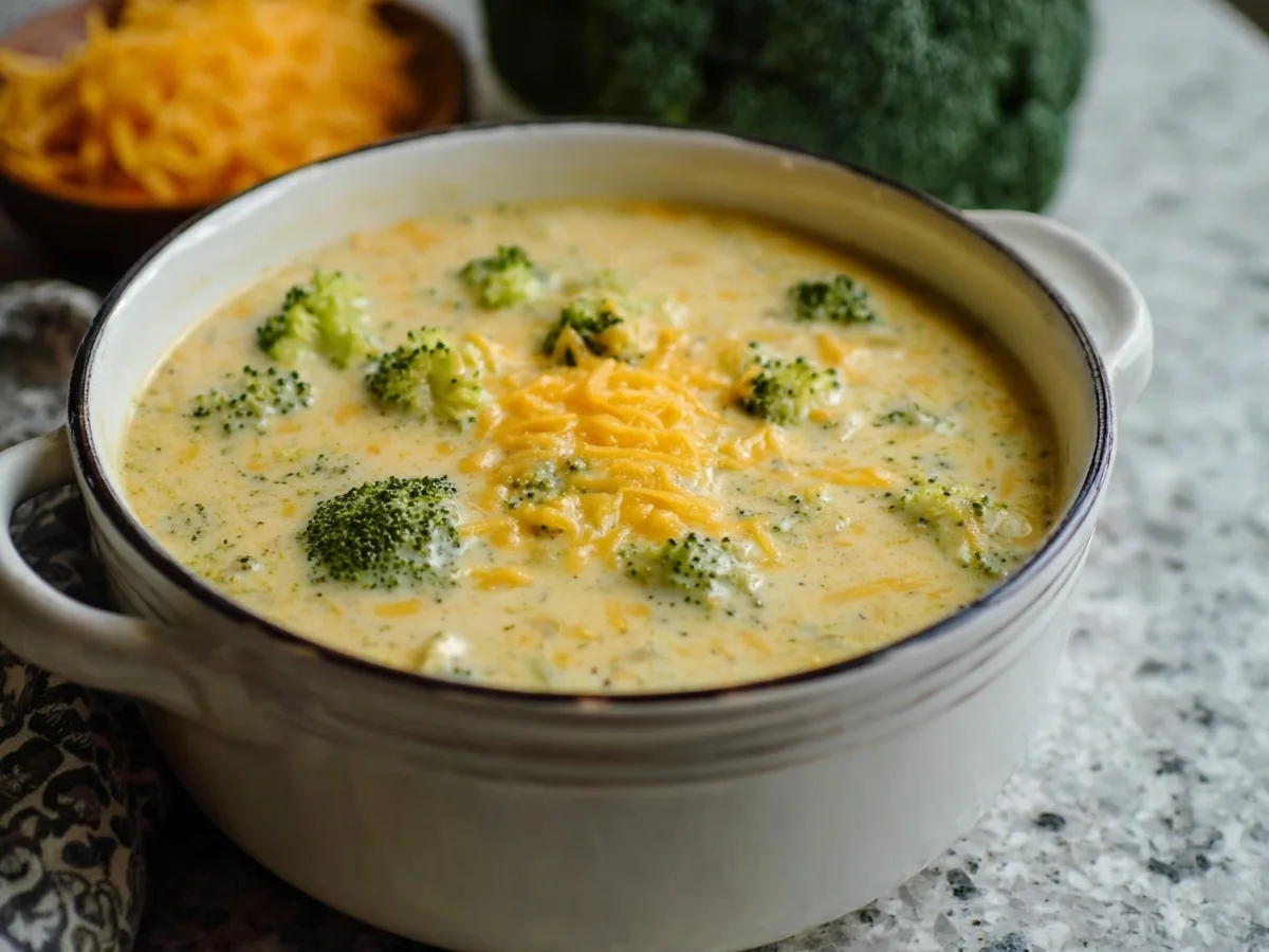 High Protein Broccoli Cheddar Soup: Healthy Comfort Food - Image 2