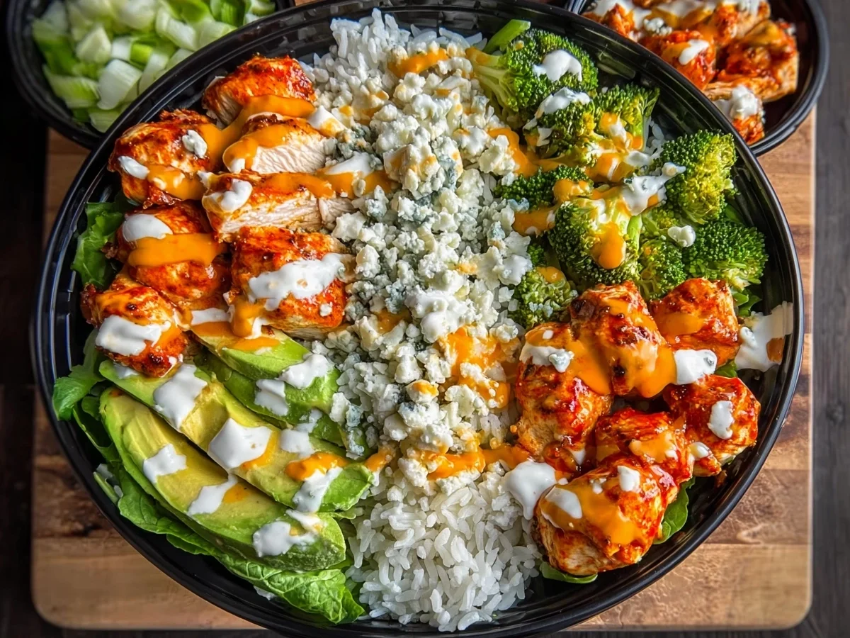 High-Protein Buffalo Chicken Bowls for Meal Prep - Image 2