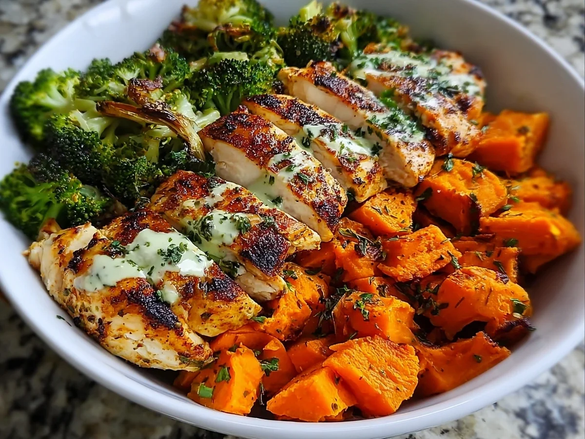 High-Protein Chicken Sweet Potato Bowl Recipe - Image 2