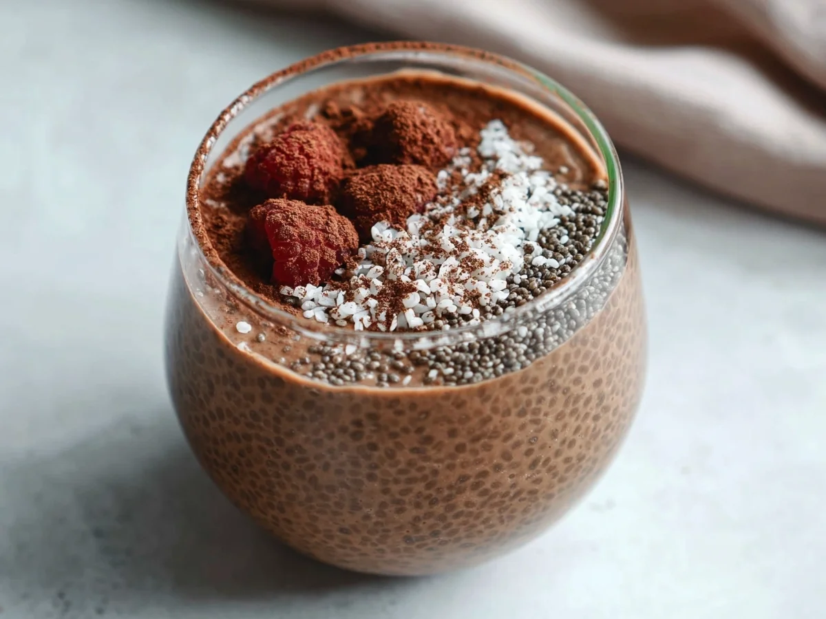 High Protein Chocolate Chia Pudding - Easy Meal Prep - Image 2