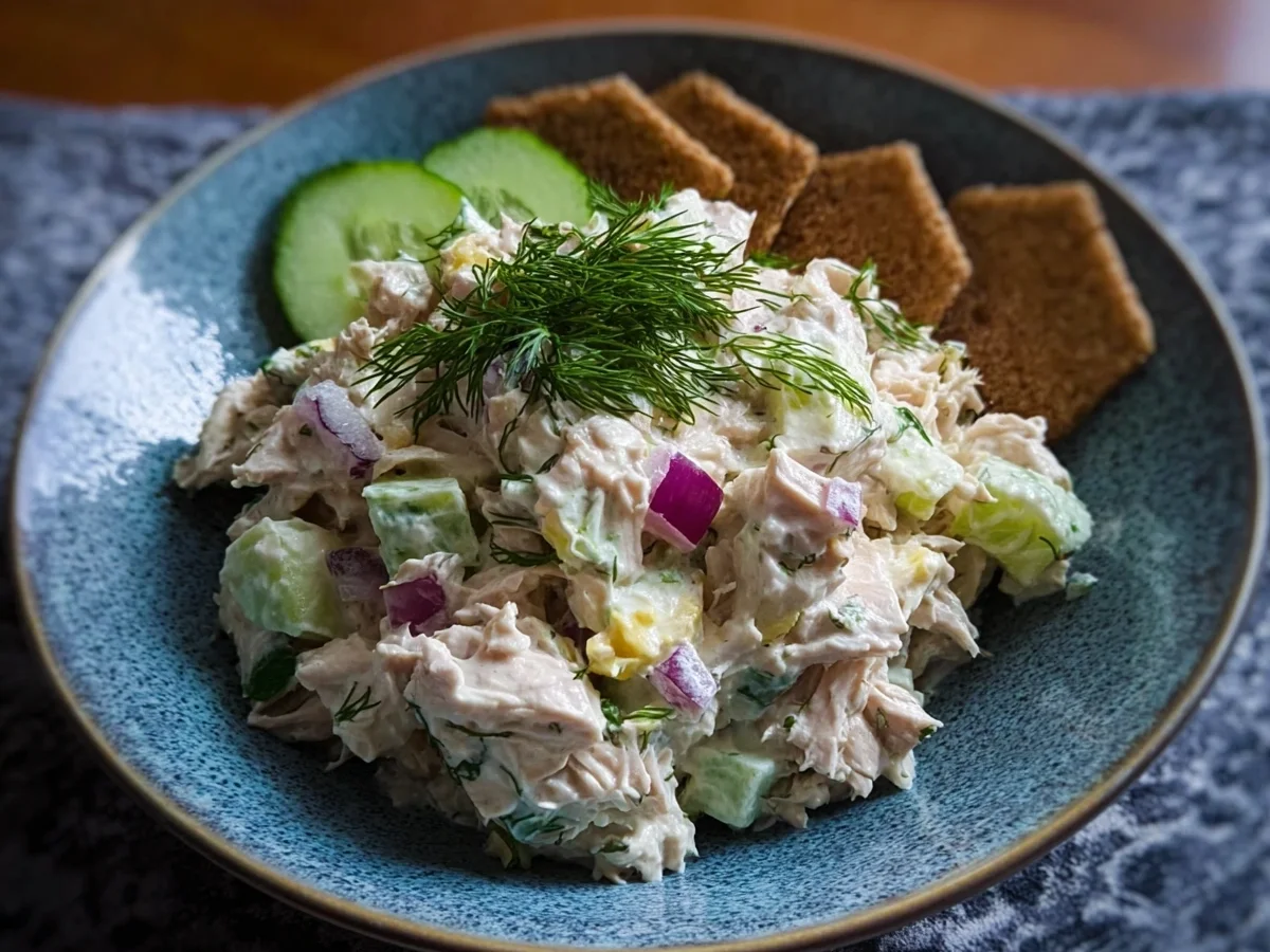 High Protein Cottage Cheese Tuna Salad for Meal Prep - Image 1