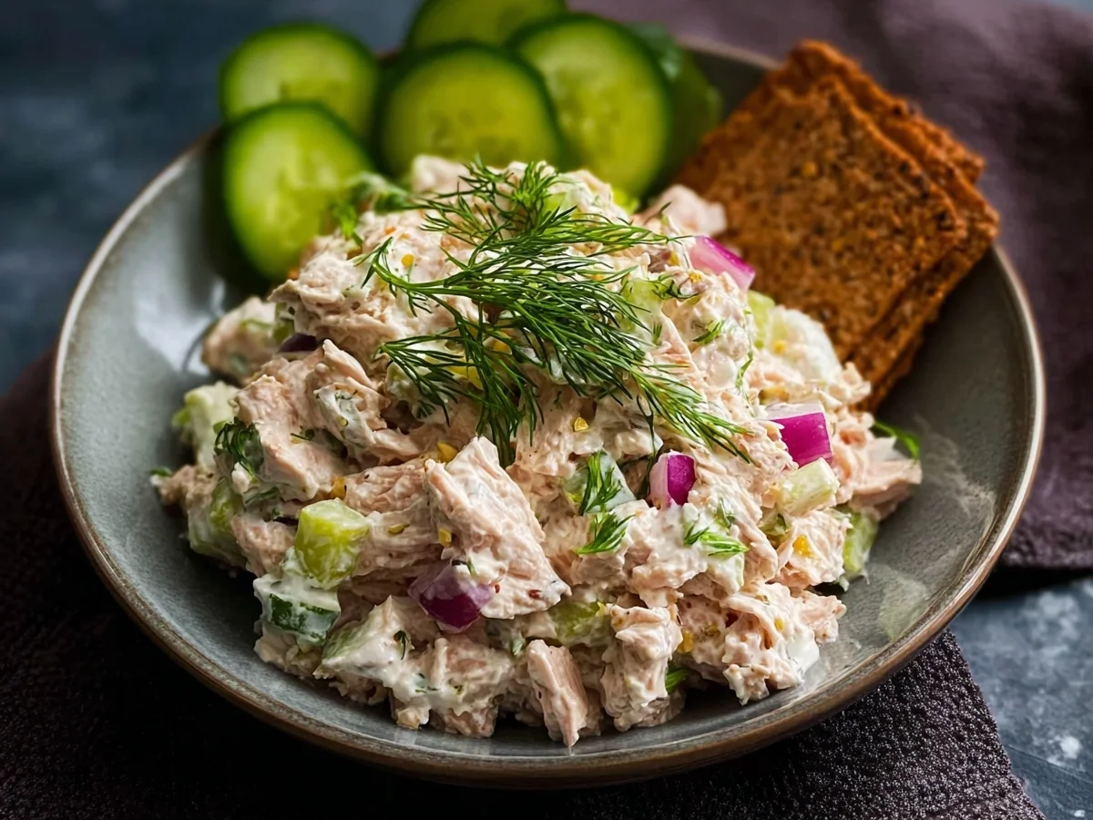 High Protein Cottage Cheese Tuna Salad for Meal Prep - Image 2