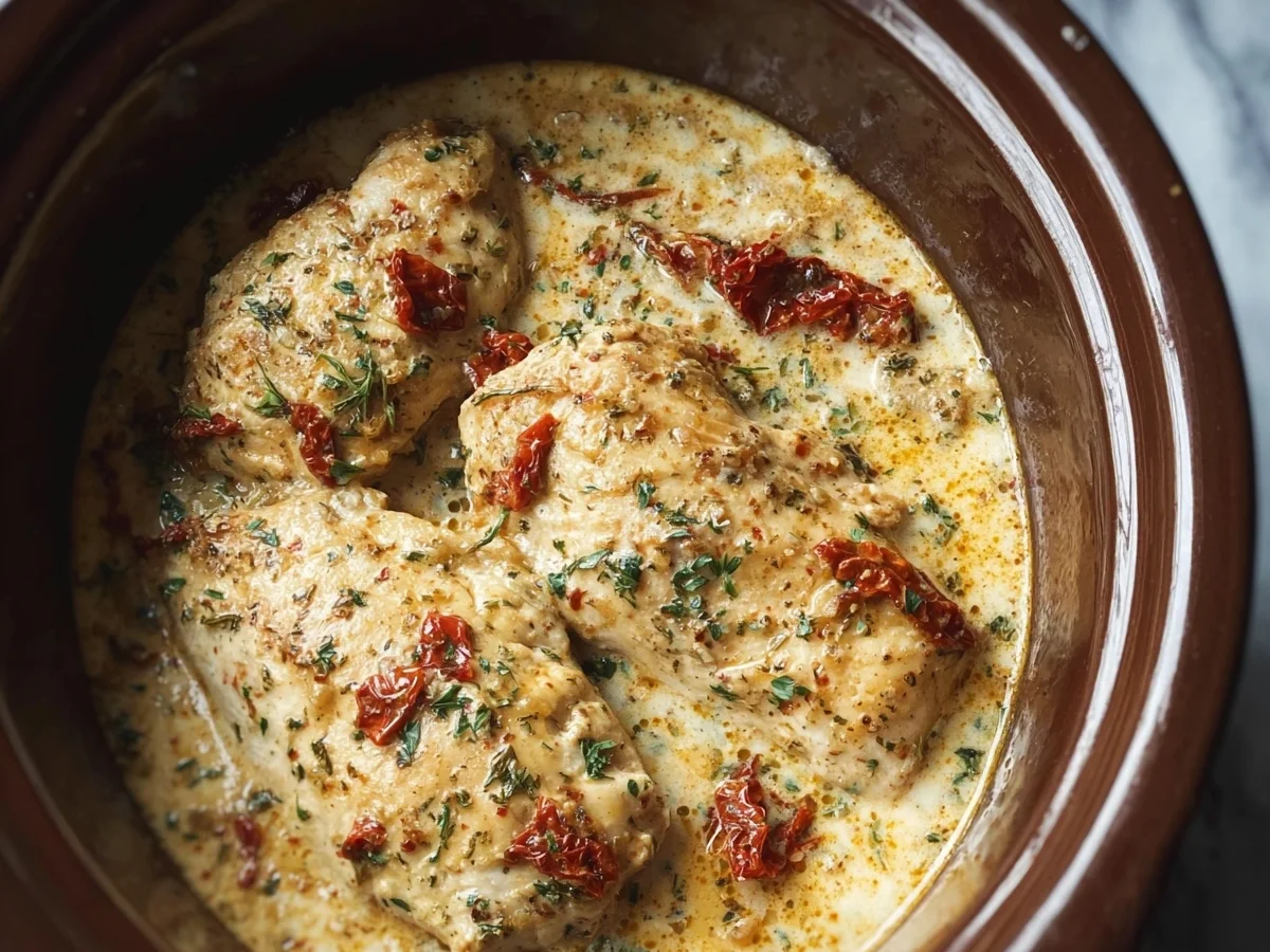 High Protein Crockpot Marry Me Chicken Recipe - Image 2