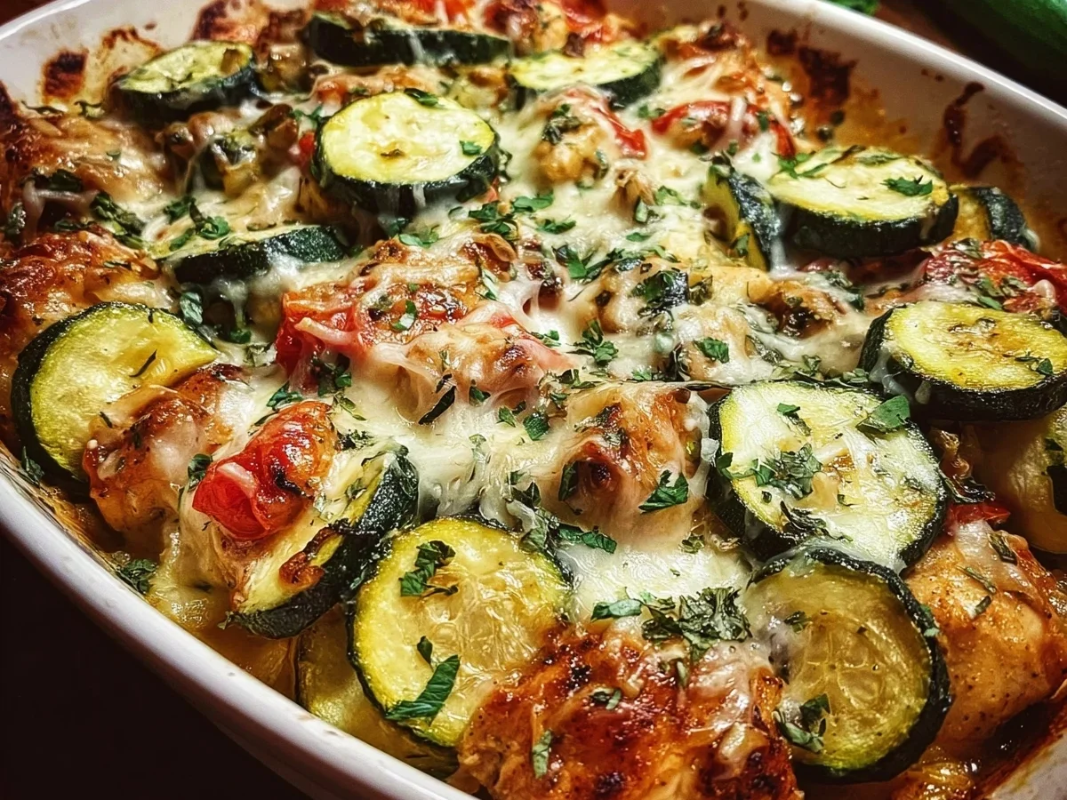 High Protein Easy Chicken Zucchini Bake - Image 2