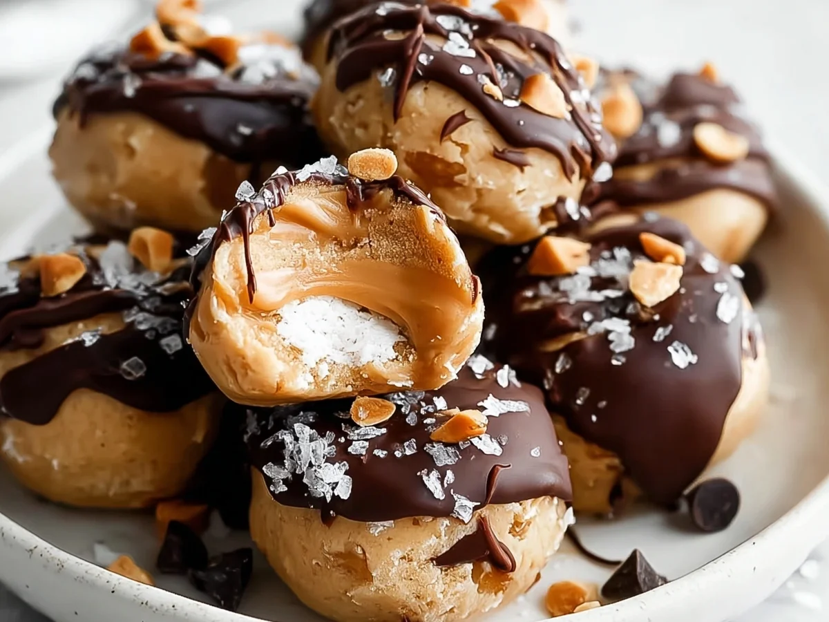 High Protein Frozen Peanut Butter Greek Yogurt Bites - Image 1