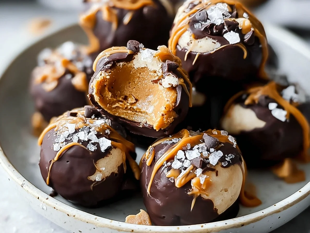 High Protein Frozen Peanut Butter Greek Yogurt Bites - Image 2