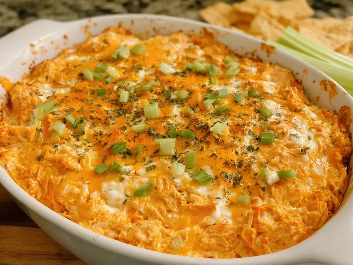 High-Protein Greek Yogurt Buffalo Chicken Dip - Image 1