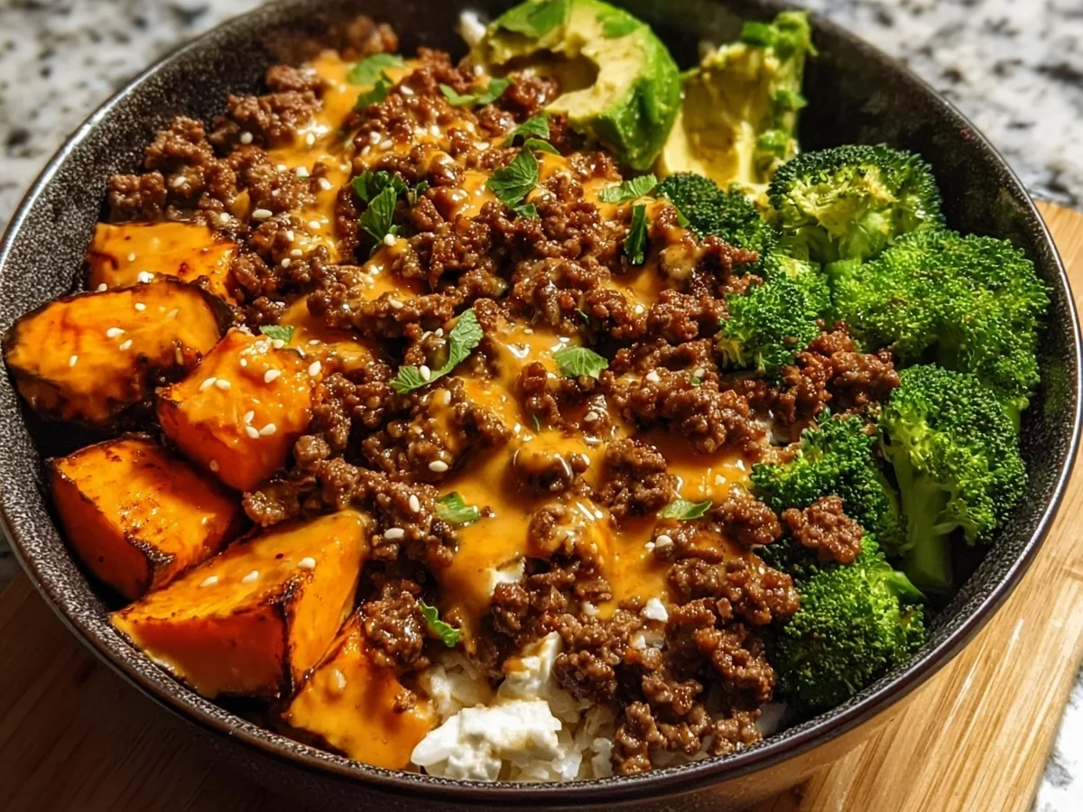 High Protein Ground Beef Hot Honey Bowl - Image 2