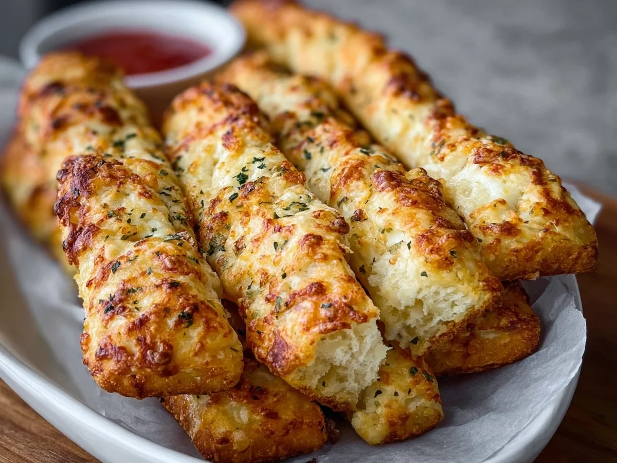 High Protein Low Carb Cottage Cheese Breadsticks - Image 2