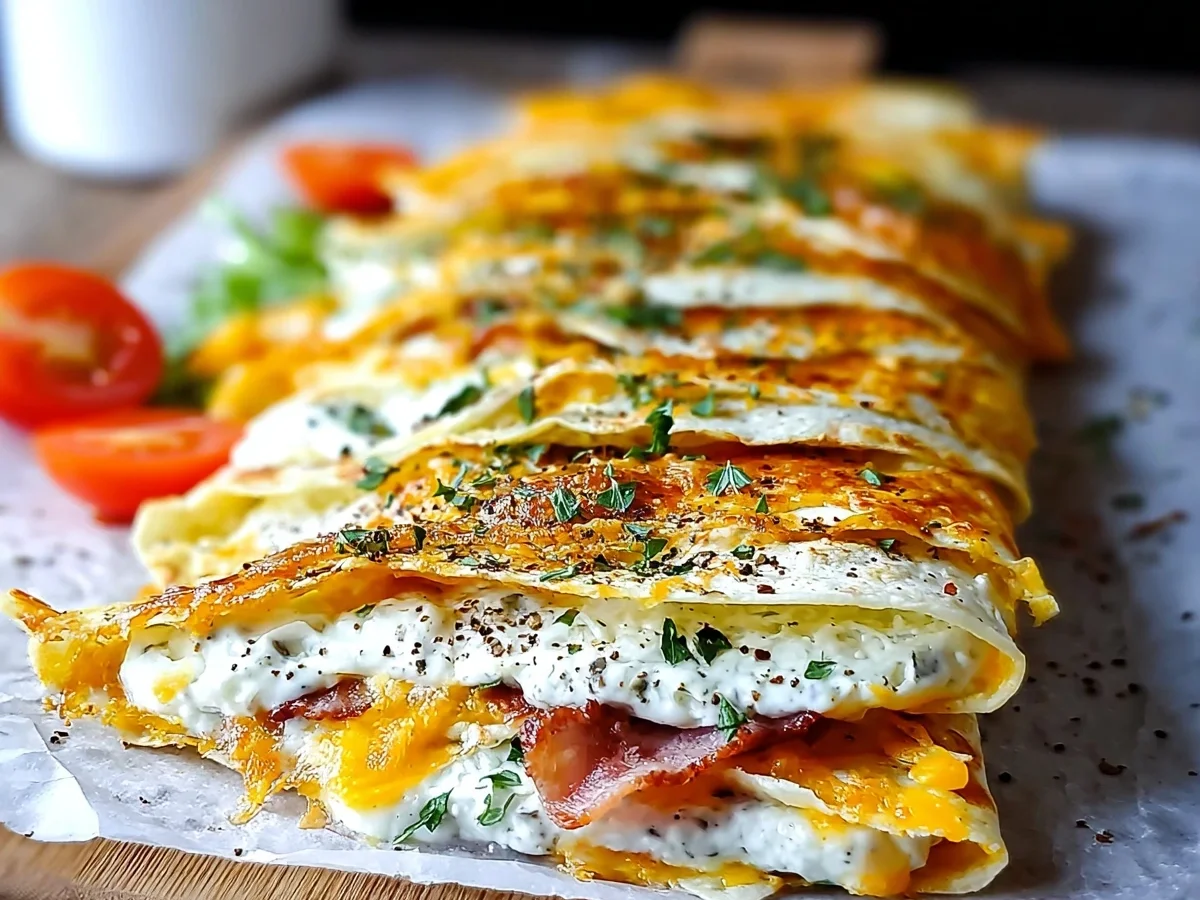 High Protein Low Carb Cottage Cheese Wraps - Image 1