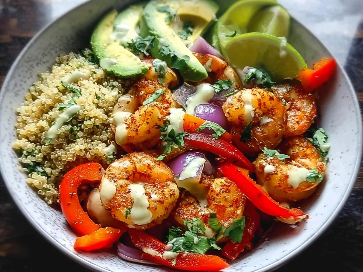 High Protein Shrimp Quinoa Bowl | Meal Prep Ready - Image 2