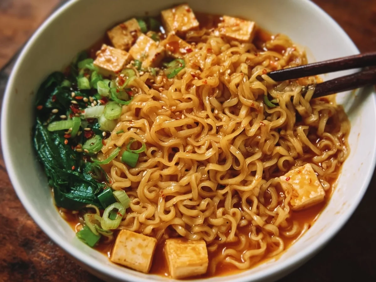 High Protein Vegan Ramen Noodles: Easy Saucy Dinner - Image 1