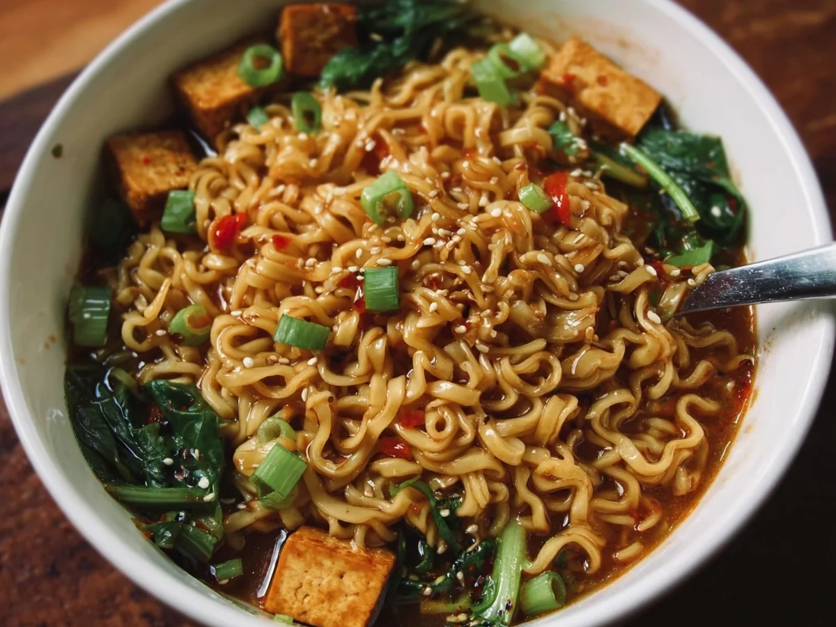 High Protein Vegan Ramen Noodles: Easy Saucy Dinner - Image 2
