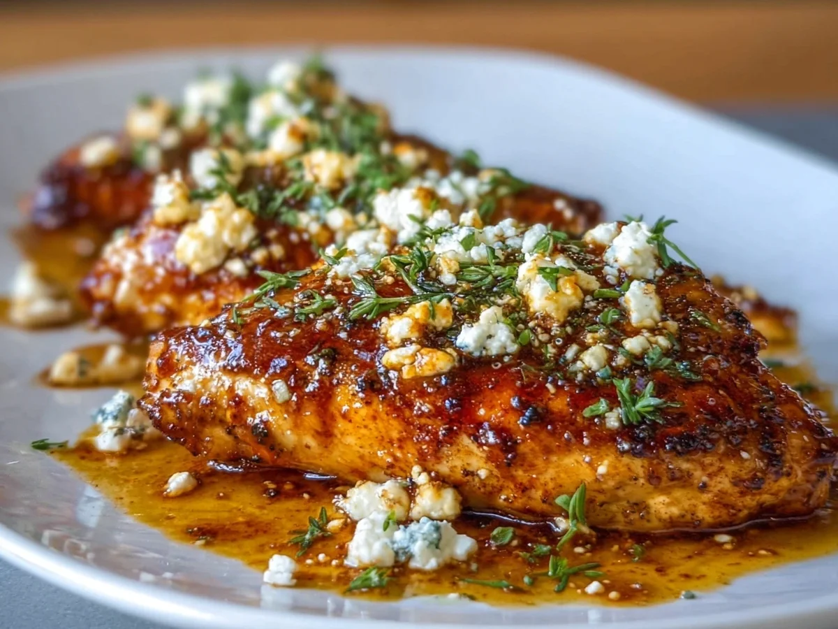 Hot Honey Feta Chicken | Quick & High-Protein Dinner - Image 1