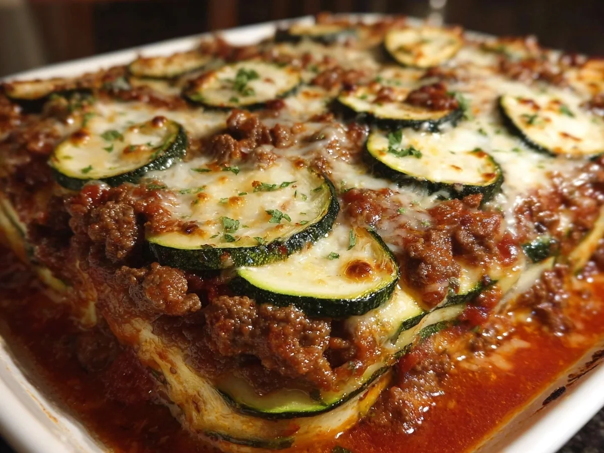Keto Zucchini Lasagna: Low Carb & Meal Prep Ready - Image 2