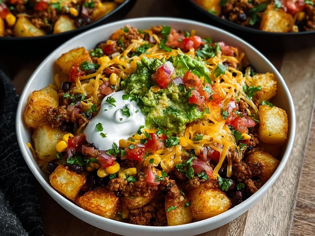 Loaded Potato Taco Bowl | High Protein & Flavorful - Image 2