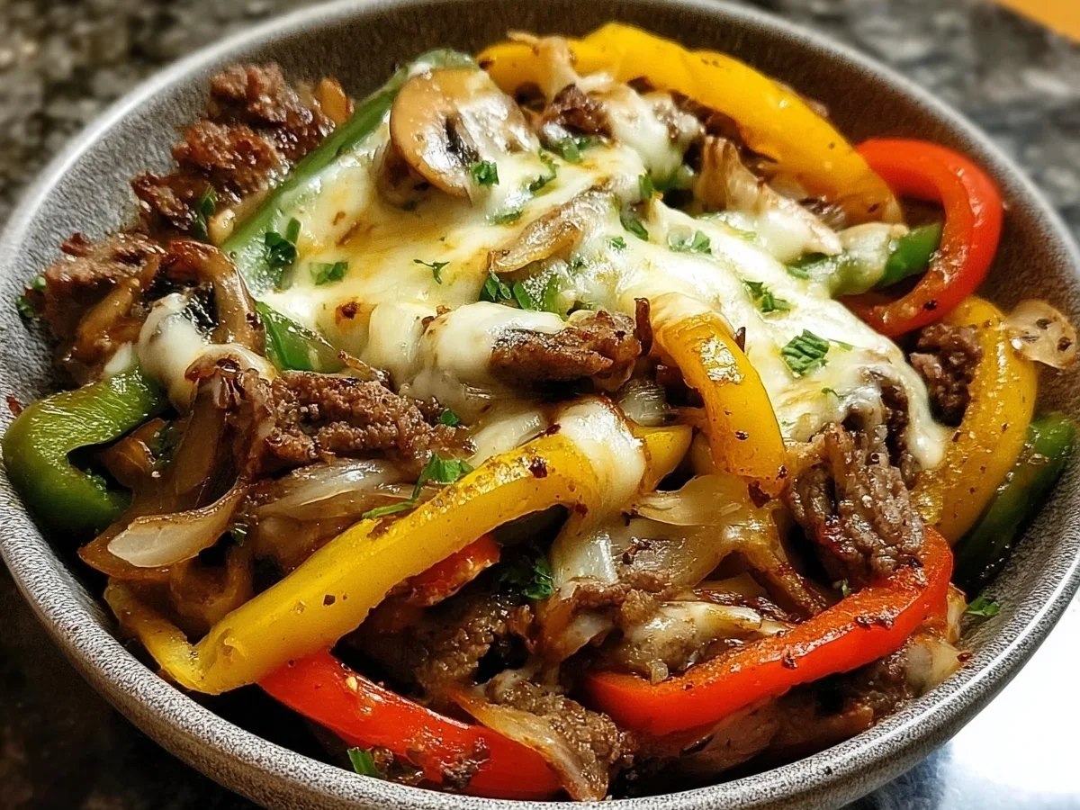 Low Carb Philly Cheesesteak Bowls: Easy Dinner Recipe - Image 2